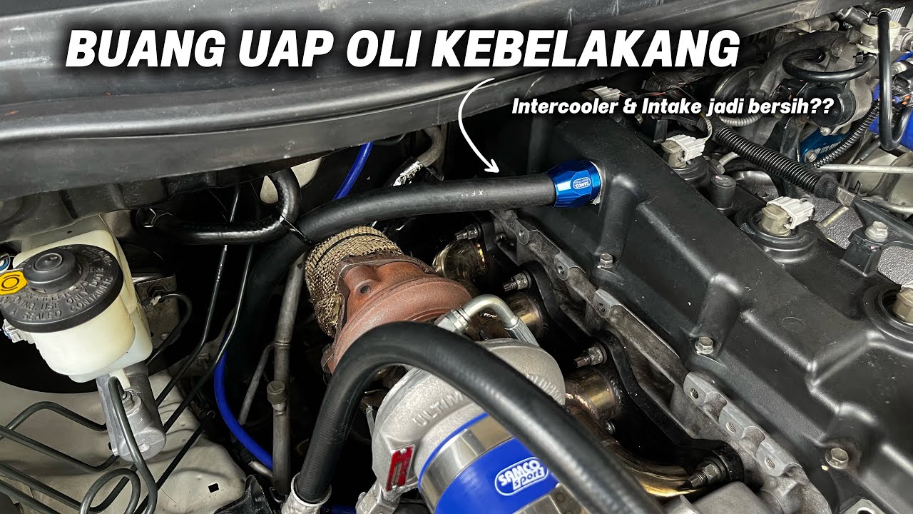 Buang uap oli hawa langsung kebawah mobil | Apakah aman???
