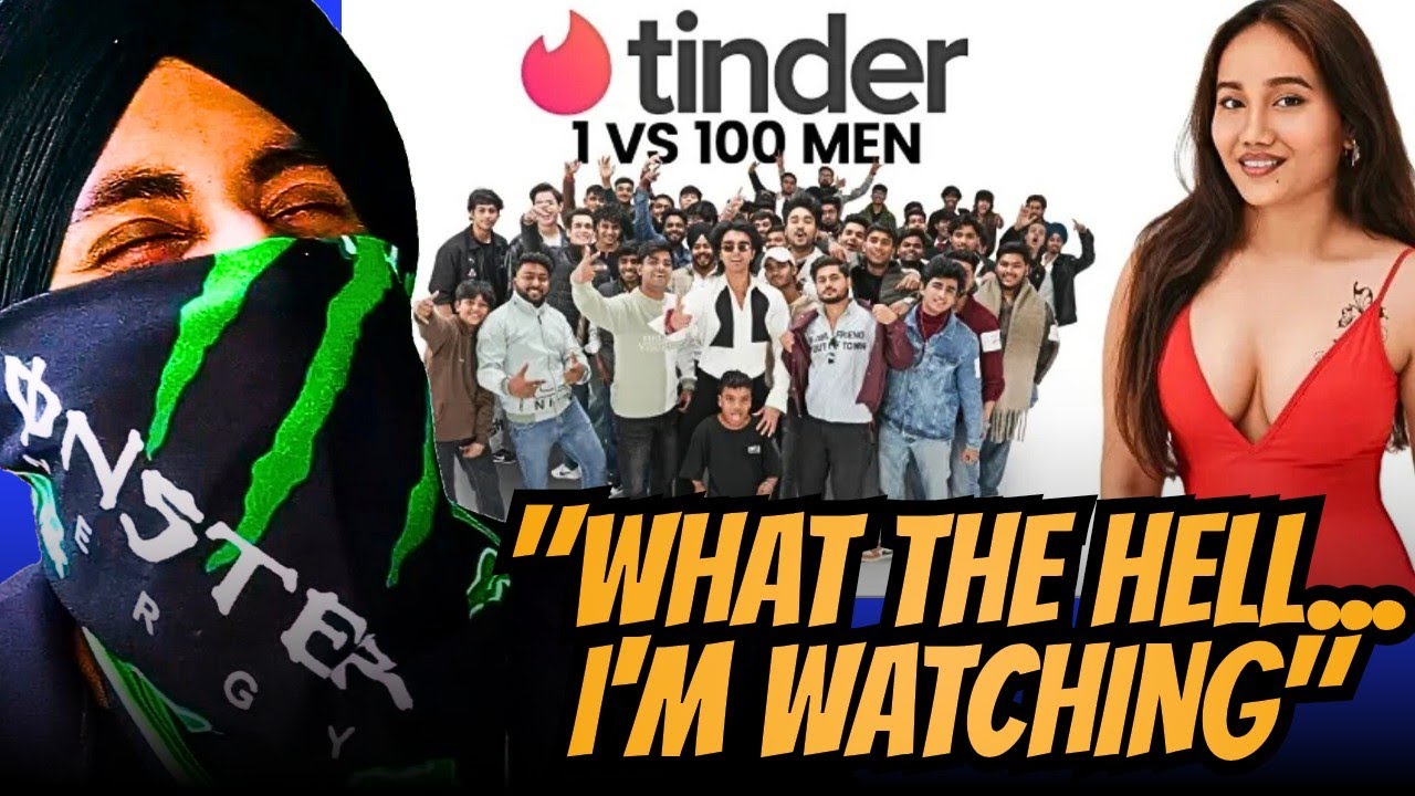 Reaction on 100 Vs 1 Tinder In Real Life | @allenchoudhary | HARSHDXXP 