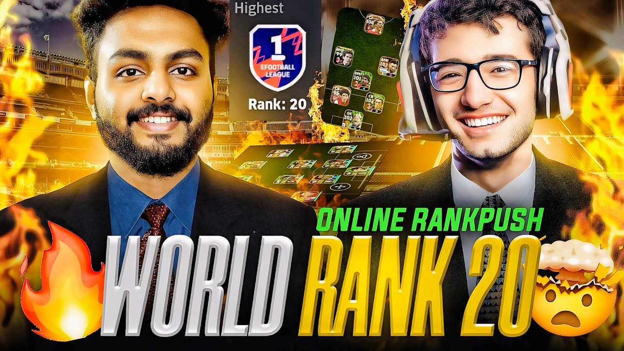 WORLD RANK 20 FROM INDIA 🇮🇳 | ONLINE RANKPUSH🤯 | I USED XABI TACTICS 🆚 E. TEN HAG LONG BALL COUNTER🔥