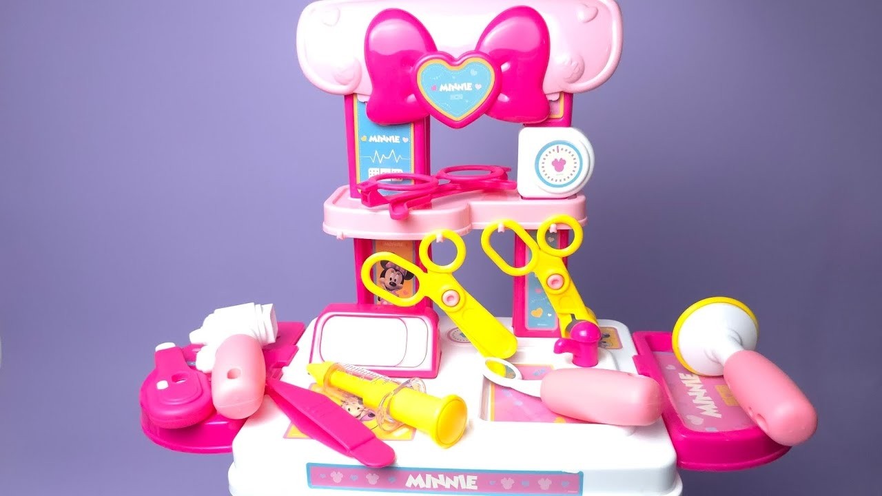 Disney Minnie Mouse Doctor Set Satisfying with Unboxing Compilation Toys ASMR