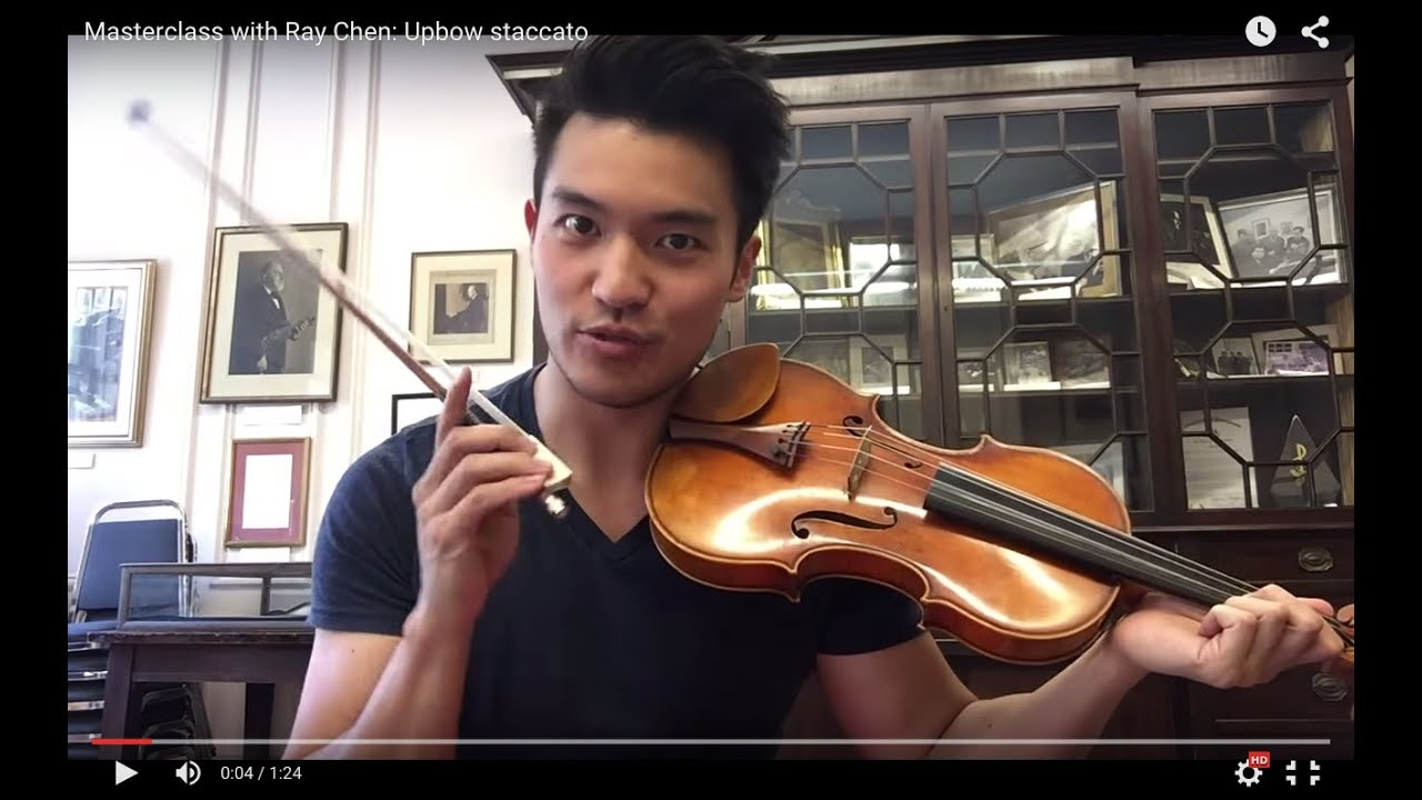 Masterclass with Ray Chen: Upbow staccato