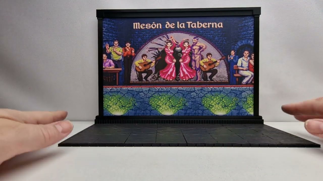 A quick video of how to put our display base and backing together. 