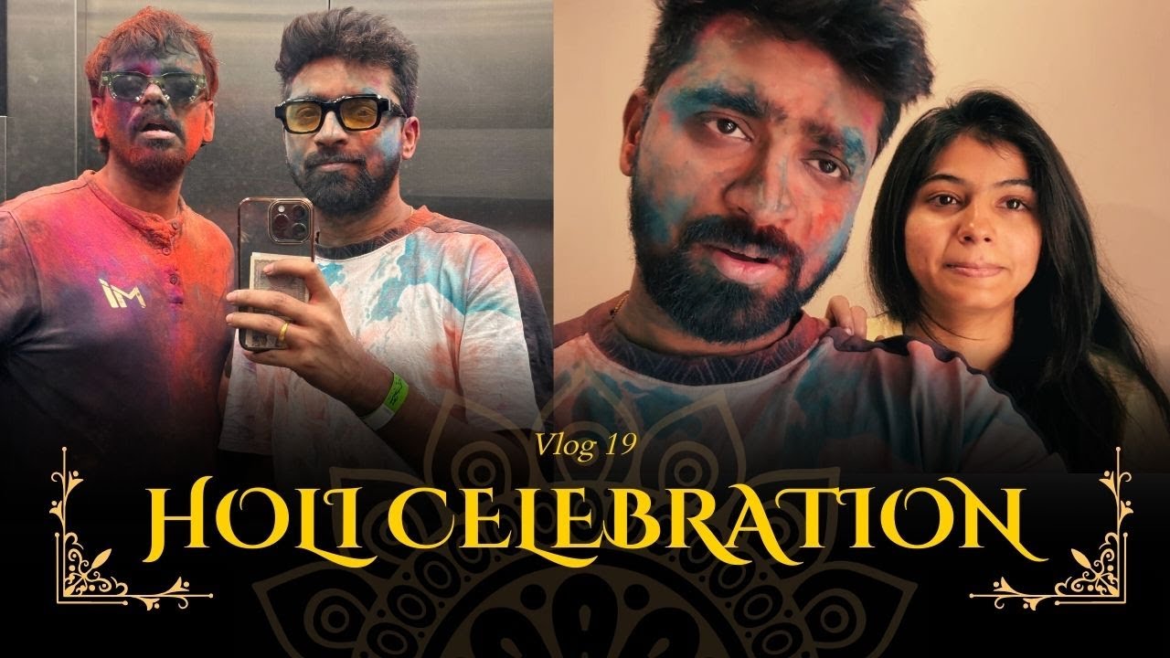 Fight with Janavi For Holi Celebration | Ft. @focusedindian  Vlog -19