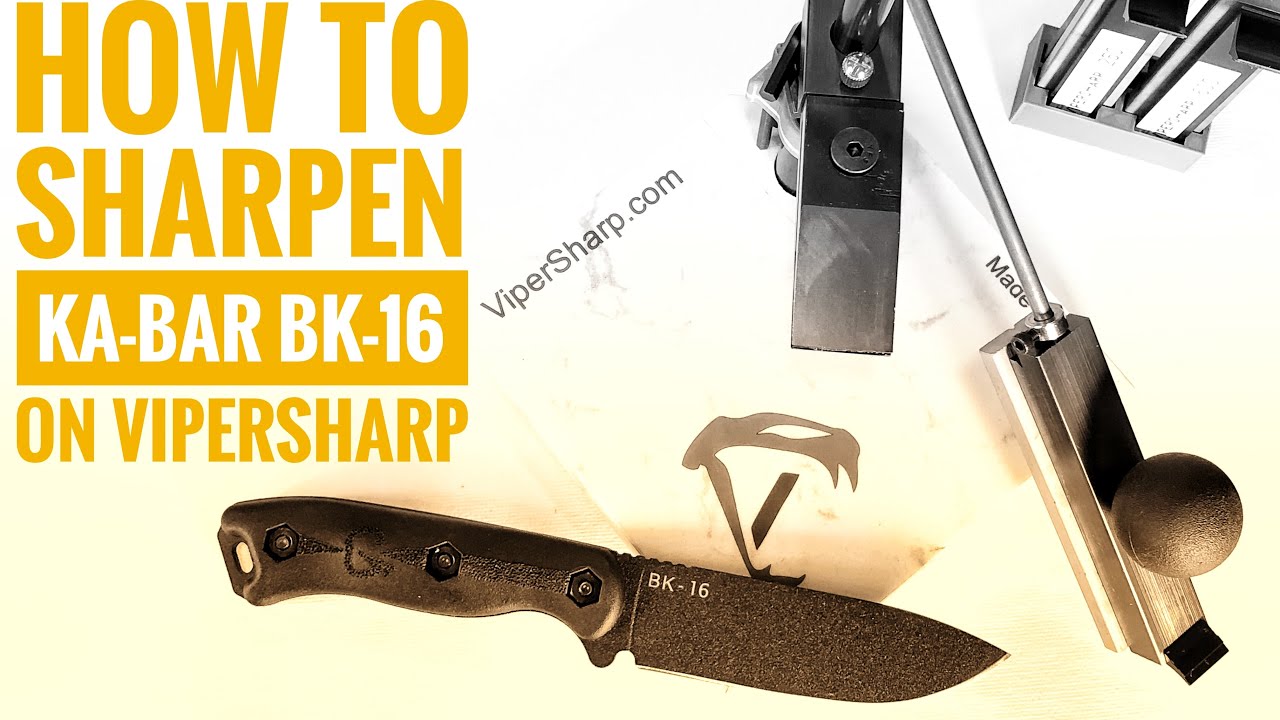 How to Sharpen a Knife at Home KA-BAR BK-16