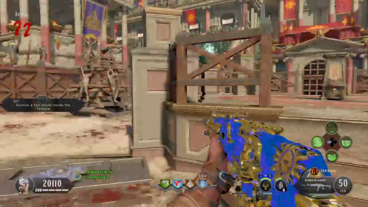 Call of duty zombies IX arena KN-57 silverfish camo road to prestige 2