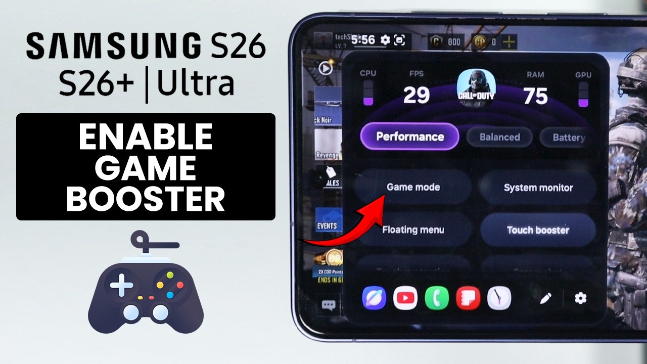 Jak włączyć Game Booster w Samsung Galaxy S26 / S26 Ultra &ndash; ustawienia Game Booster