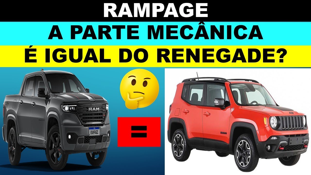 Na Rampage a parte mecânica é igual do Renegade?