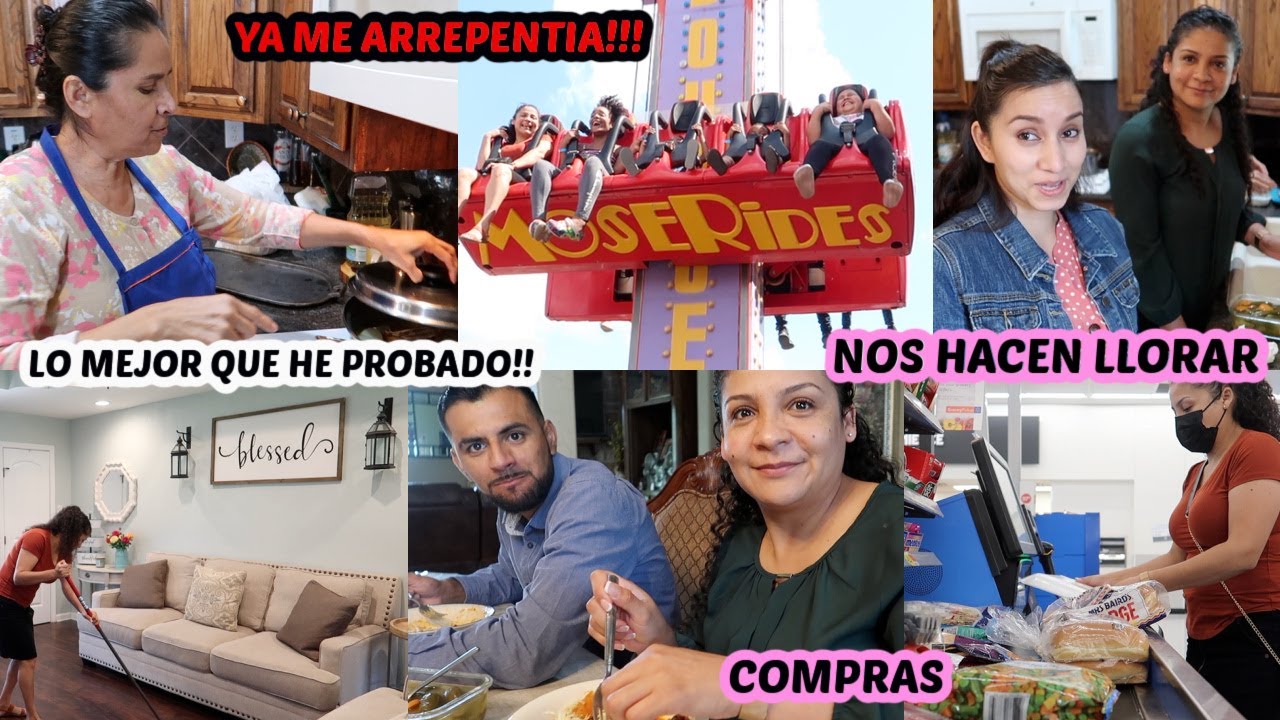 YA ME ARREPENTIA😩😳+Nos Hacen Llorar🧔🏻👨🏻🤣+Comida en Familia😋Me fui Solita🤪🤭Una Compra Grande 🛒💵🛍