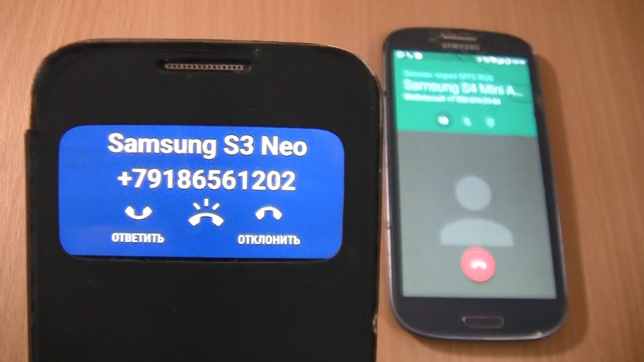Over the Horizon Incoming call & Outgoing call at the Same Samsung Galaxy S3 Neo+S4 Mini Android 11