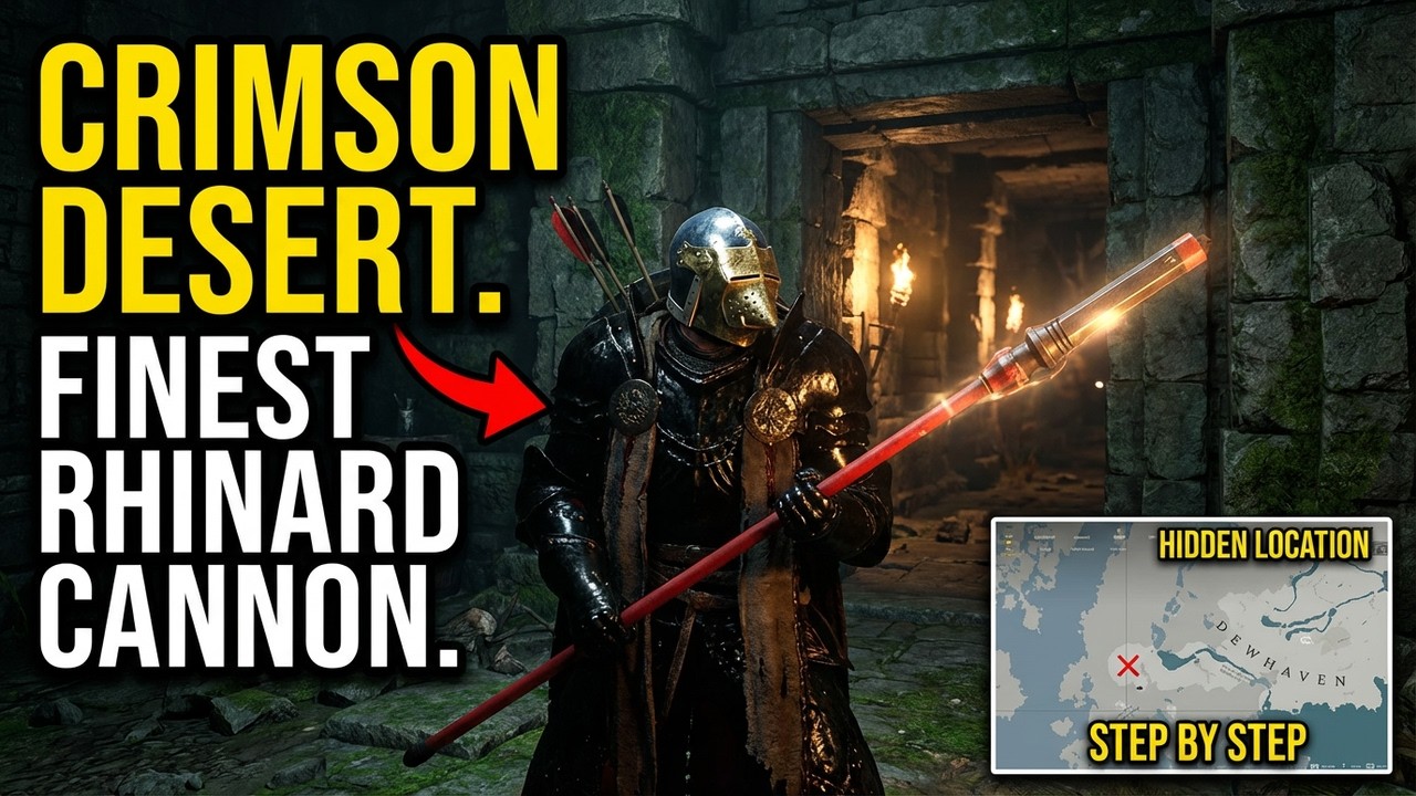 How to GET the FINEST RHINARD CANNON in Crimson Desert (Step by Step)