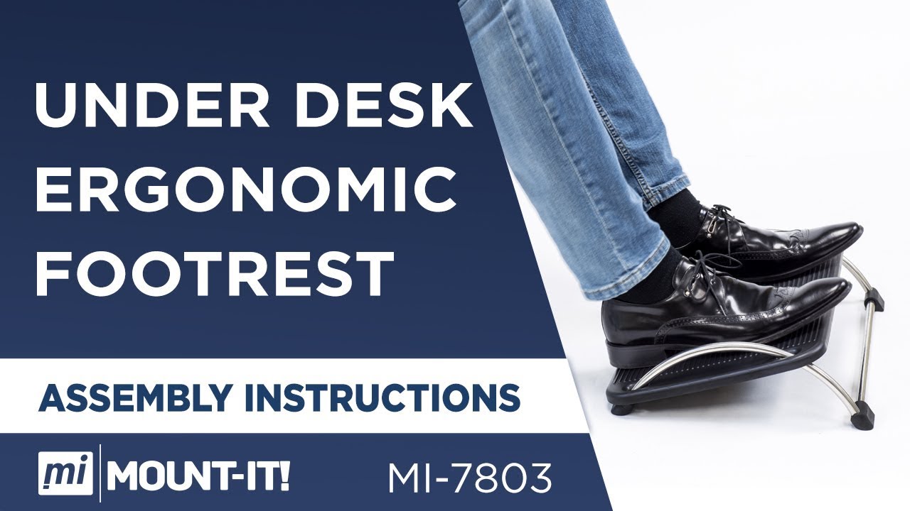 Under Desk Ergonomic Footrest | Assembly (MI-7803)