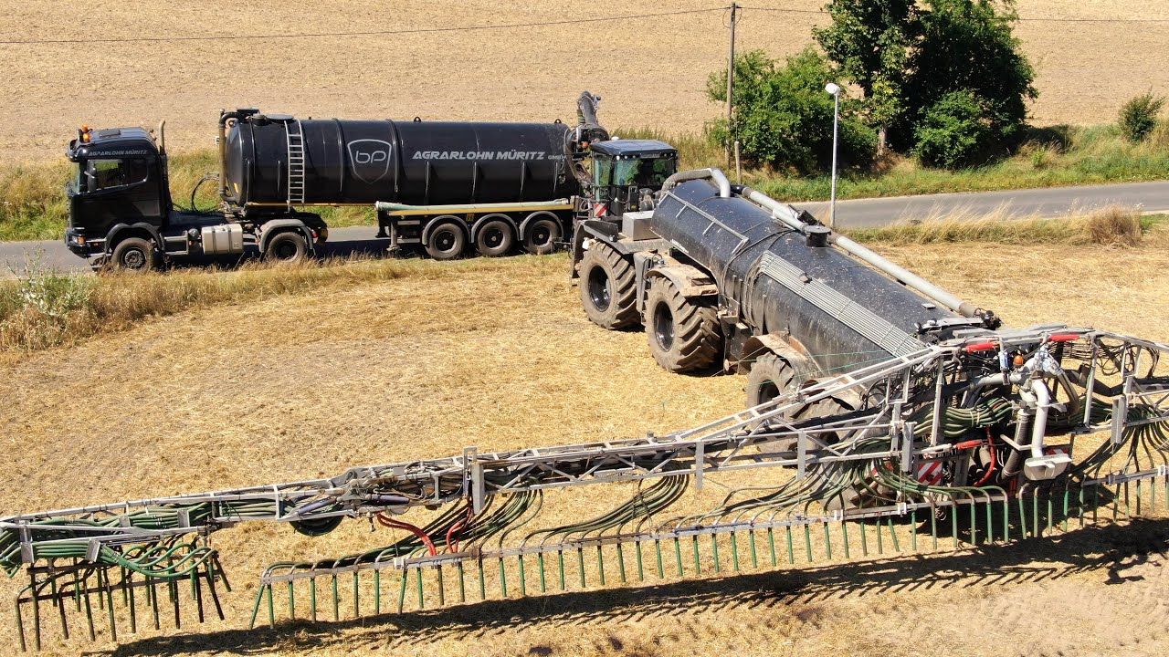 Claas Xerion 4200 Saddle Trac | Fendt 1050 | Agrarlohn Müritz | Deutschland Tour 2020