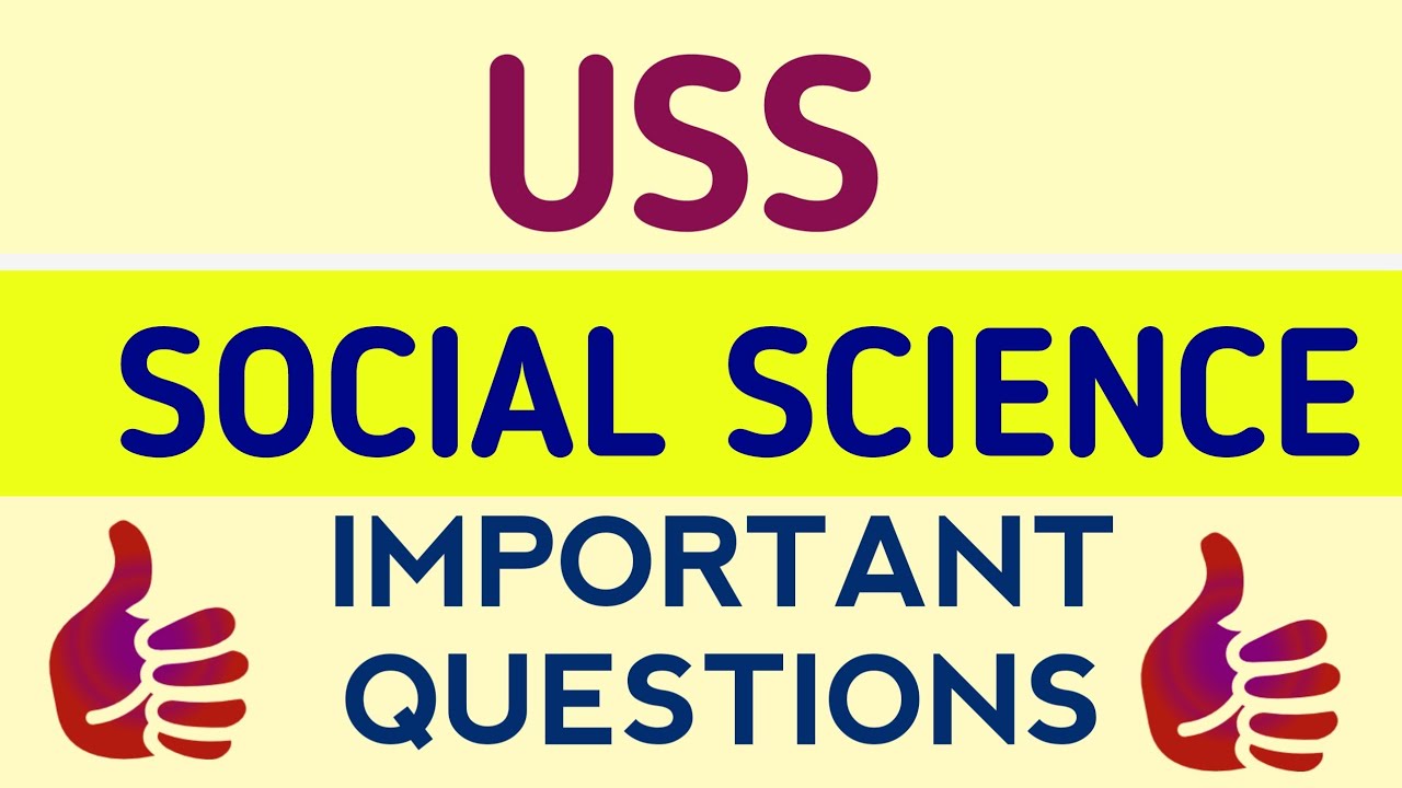 USS Social Science USS social Science model question paper 2020 USS exam USS Malayalam medium