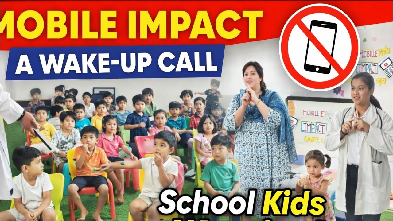 Mobile impact/A Wake up call/safety awareness/kids safety/Aadyant Gurukulam preschool