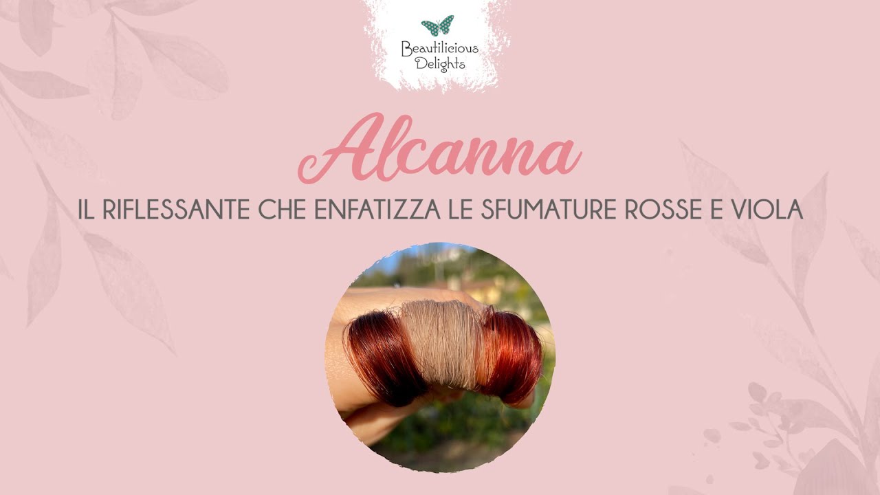 Alcanna e oleolito di alcanna per capelli borgogna