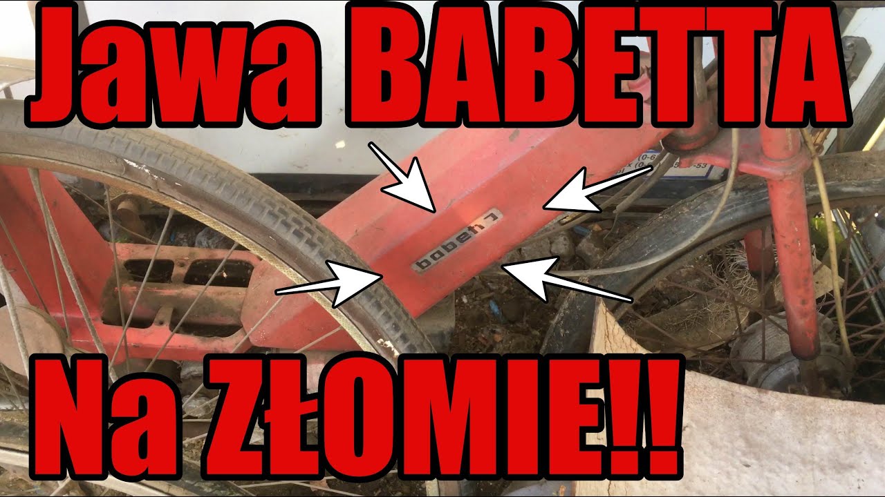 Jawa Babetta mi uciekła... Frezarka Jarocinka czyli cuda na złomie i to w rozdzielczości 4K :)