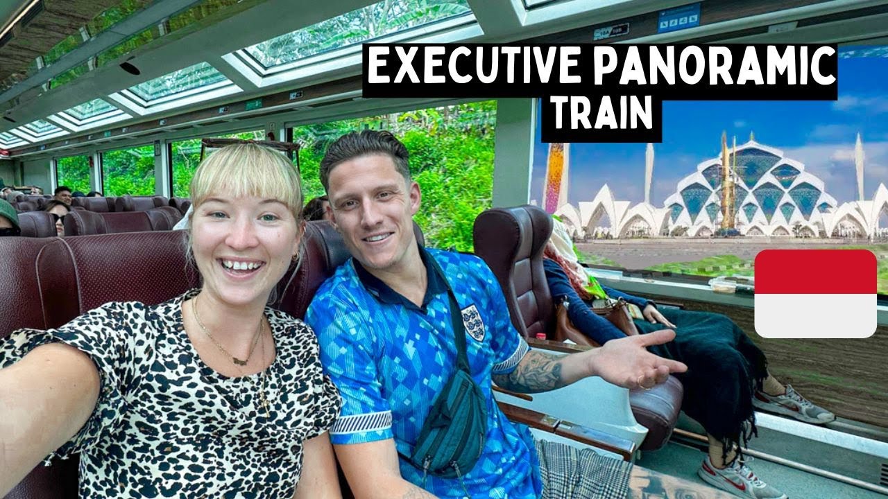 We LOVE Indonesia’s PANORAMIC Train 🇮🇩 Bandung to Yogyakarta (Argo Wilis)