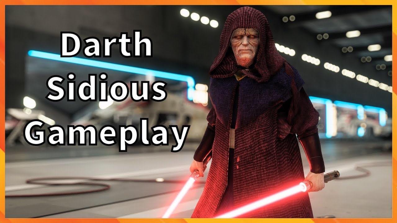 Darth Sidious Gameplay Star Wars Battlefront 2