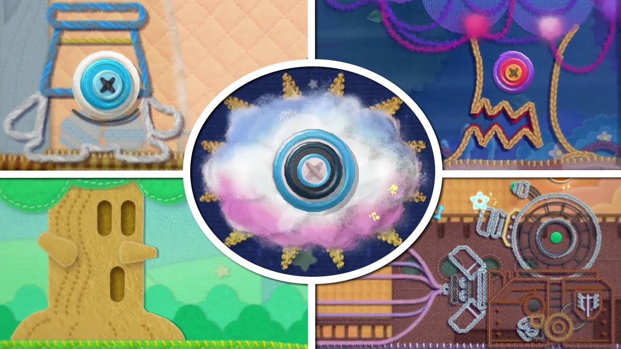 Kirby's Extra Epic Yarn - All Mid-Bosses (No Damage)