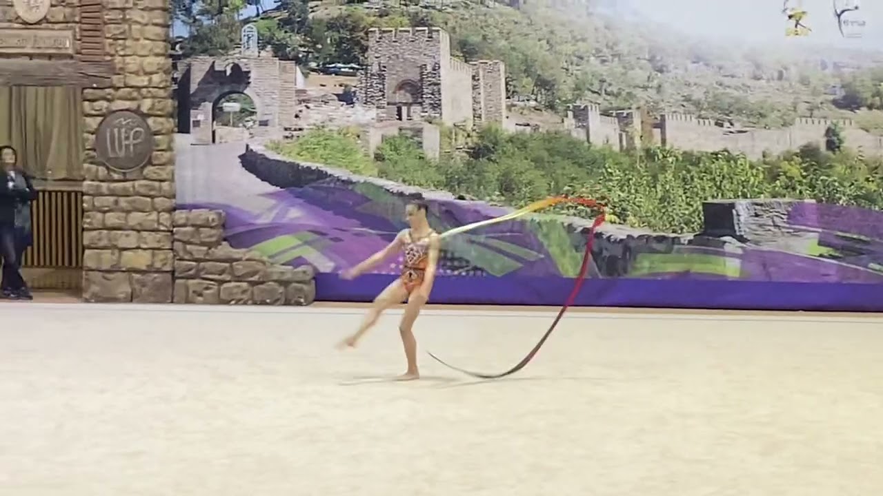 Anastasiya Kavela - Ribbon 12 April 2025 - can she win at FIG Junior Worlds?