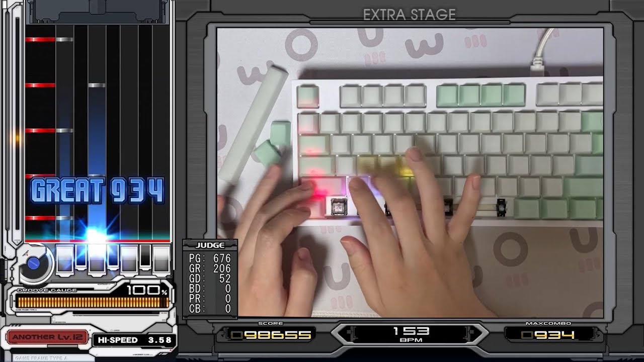 [IIDX] 灼熱Beach Side Bunny (Another) EX Hard Clear.