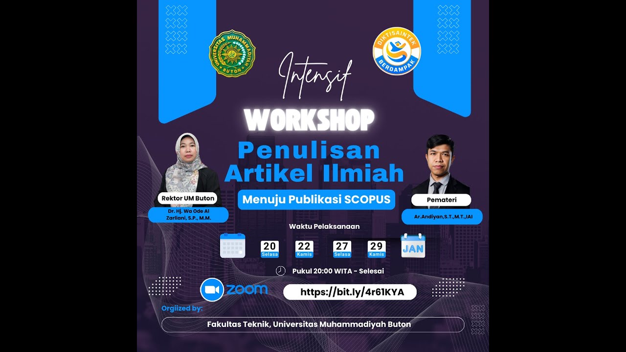 SESI 2. INTENSIF WORKSHOP PENULISAN ARTIKEL BEREPUTASI