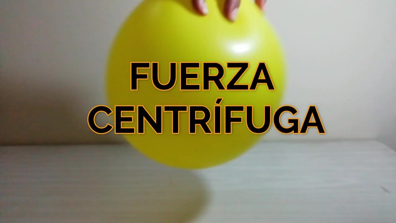 Experimento sobre la fuerza centrífuga con globo y moneda👩‍🔬