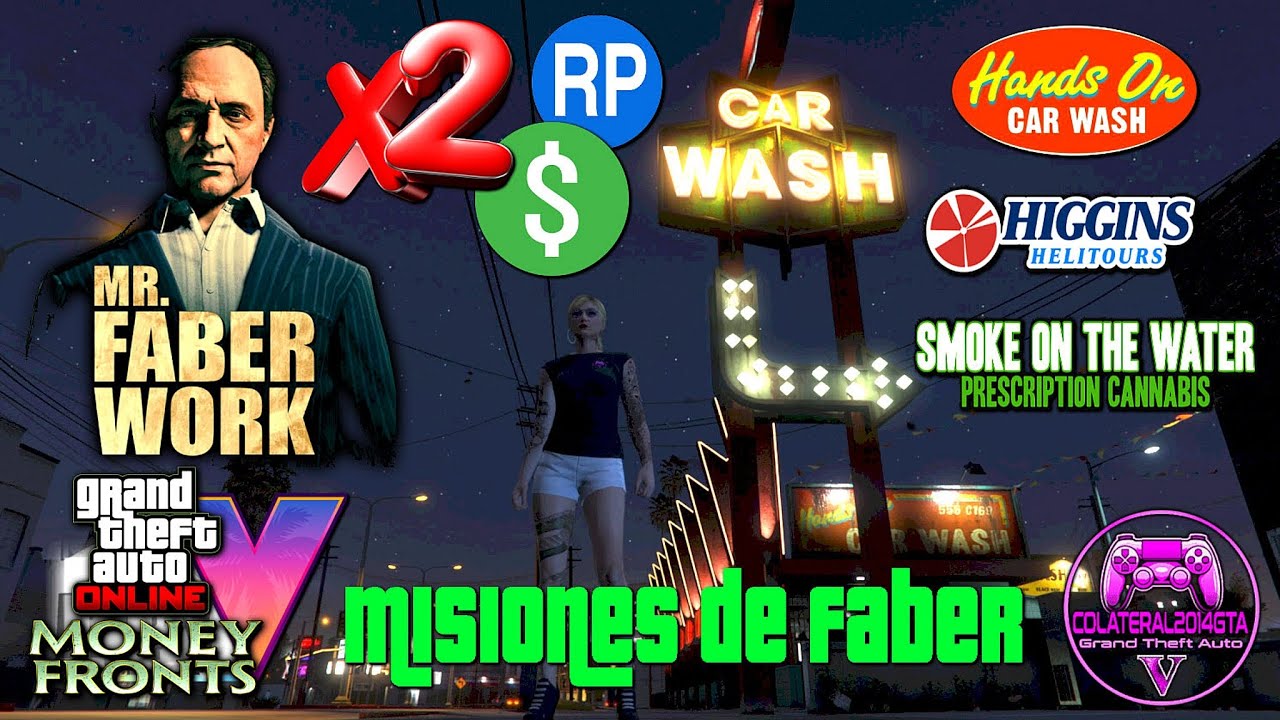 Misiones de Mr. Faber Work X2. GTA V Online