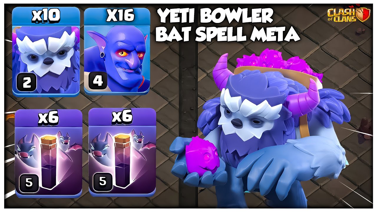 3-Star Clan War Strategy! TH12 Yeti Bowler Smash! Clash of Clans