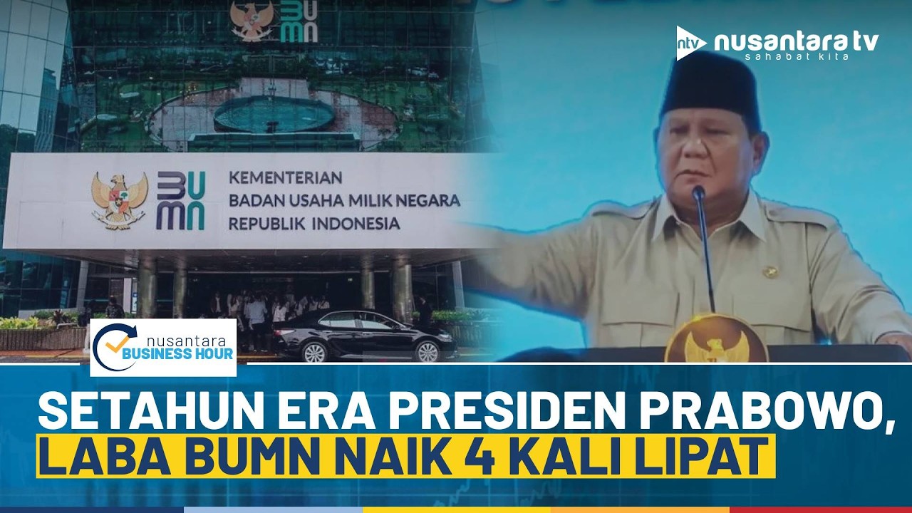[LIVE] Kinerja BUMN Meledak! Presiden Prabowo Klaim Laba Naik 4x Lipat! | NBH