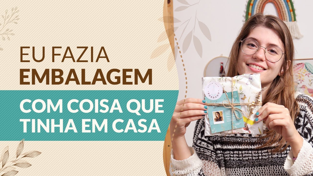 Como faço as EMBALAGENS dos meus BORDADOS com PINTURA DE AGULHA I Assim Seja Bordado