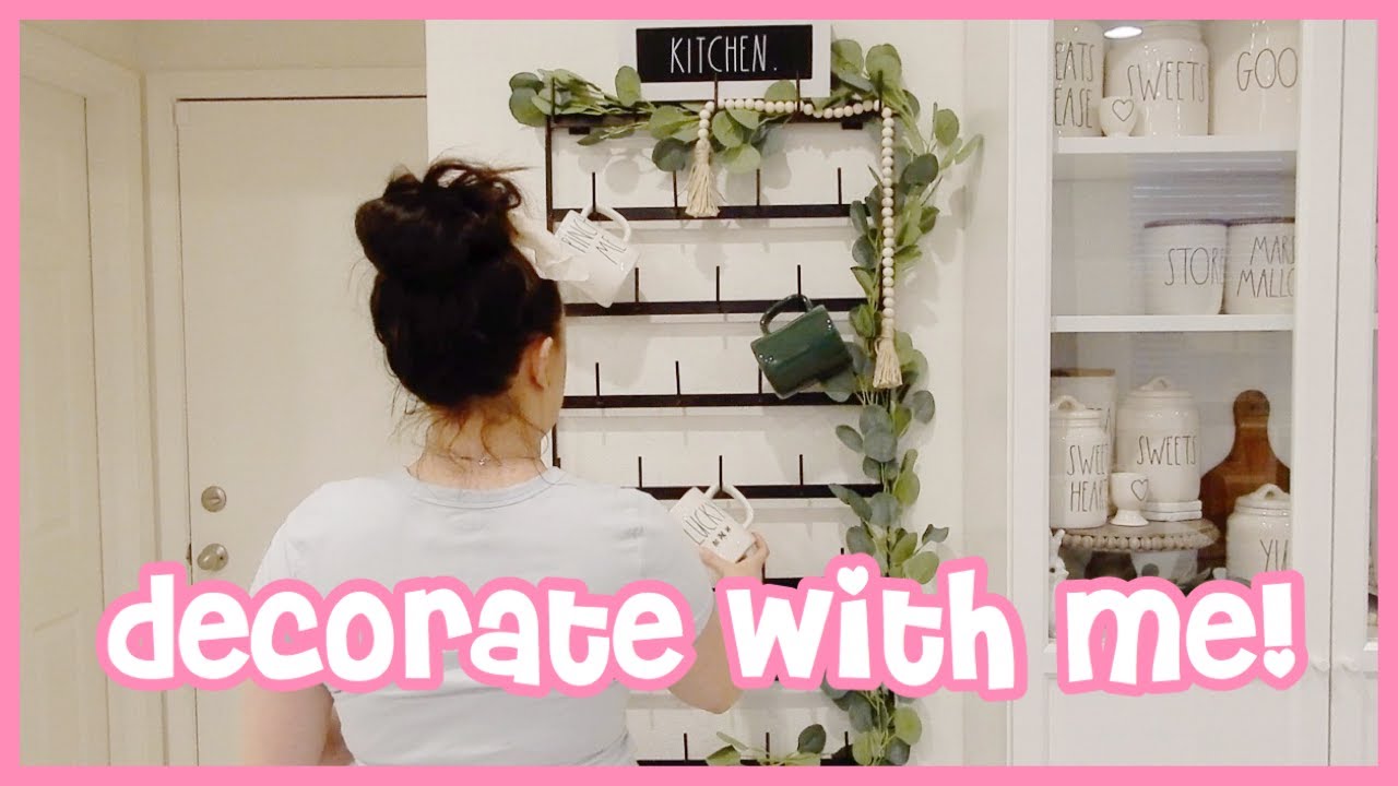 Undecorate & Decorate With Me! | Rae Dunn St Patrick's Day Tiered Tray!
