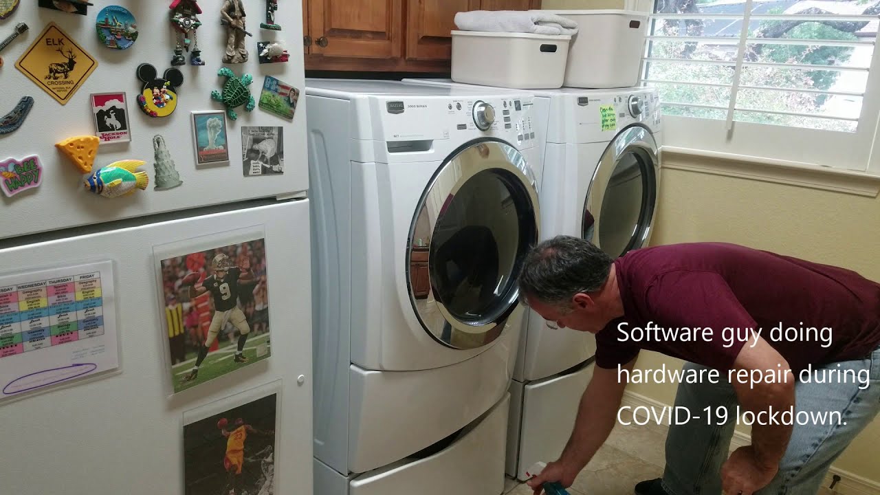 Maytag Washer Model 3000 MHWE300VW12 Bearing Replacement