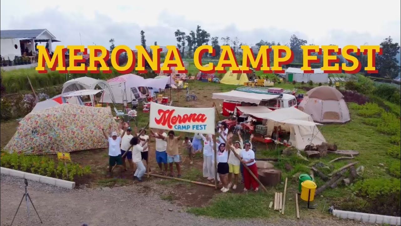 CAMPING BERSAMA TEMAN MERONA DI TEPI GUNUNG LEMBANG BANDUNG | CHUMS TENT