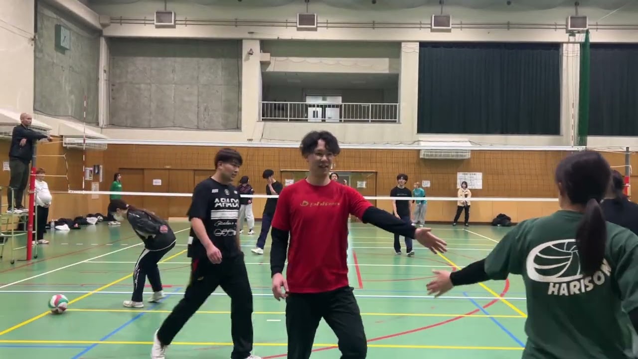 01/06 本戦　混合バレーのグリ長 vs03世代⑤