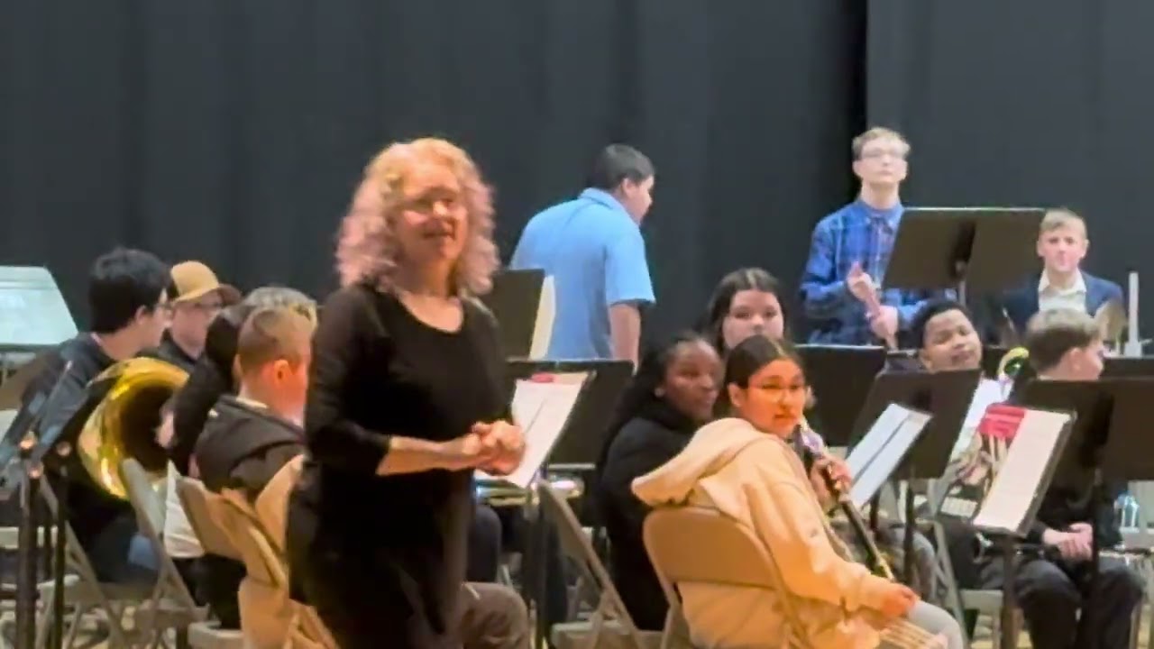 Wilson Middle School 7th grade band concert (2nd concert of 2025/2026)