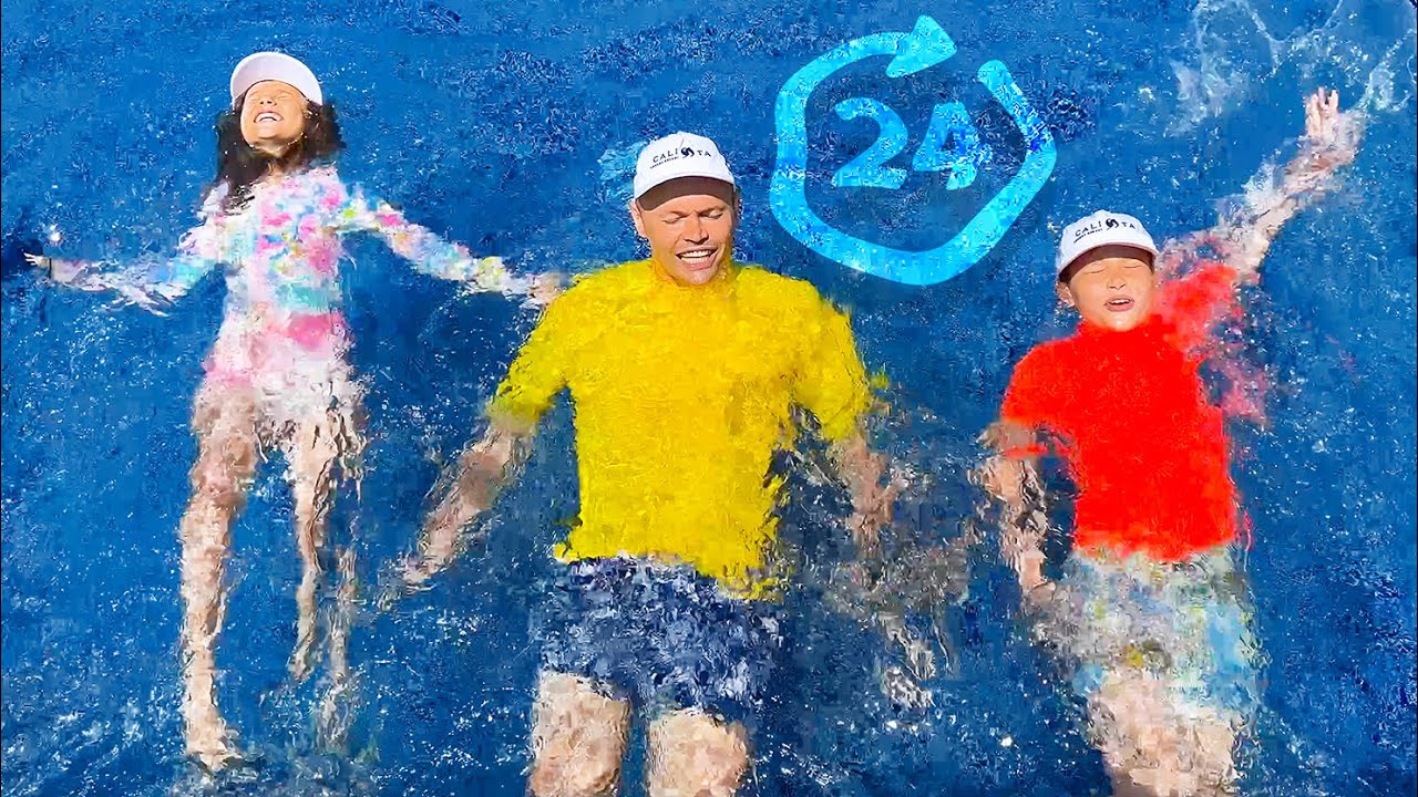 24 часа в бассейне