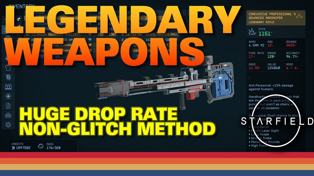 Starfield  - Easy Legendary Weapons - Works for Low and High Level Characters - SEE JUNE UPDATE NOTE