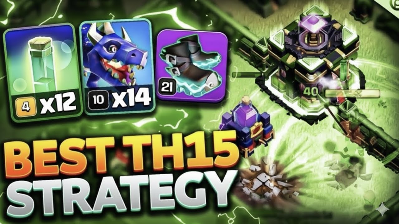 MASS INVISIBILITY DRAGONS Are UNSTOPPABLE! | Best TH15 Attack Strategy