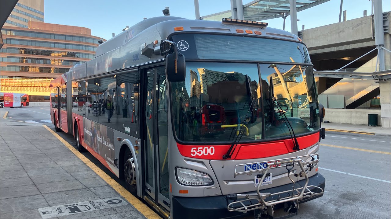 WMATA Metrobus 2020 New Flyer XD60 5500 On Route 70 Ride