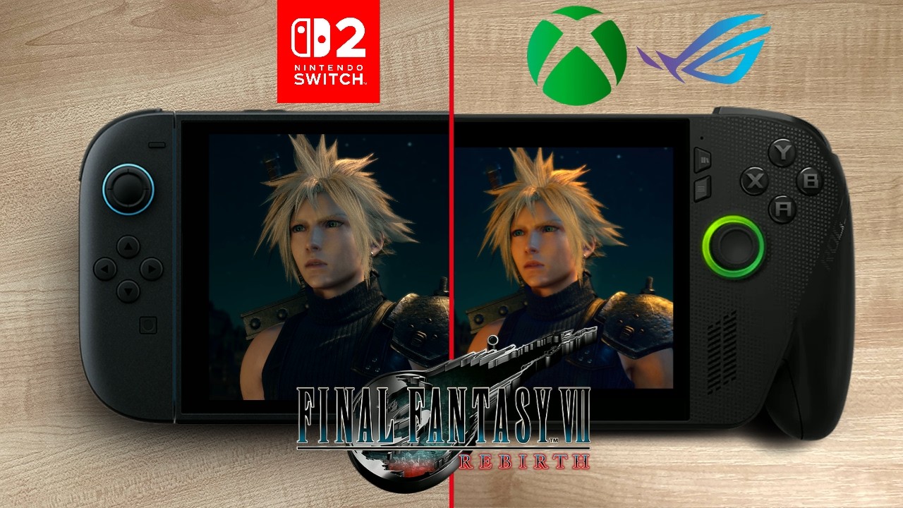 Final Fantasy 7 Rebirth | Switch 2 vs ROG XBox Ally X
