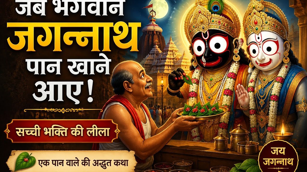 जब भगवान जगन्नाथ खुद पान खाने आए – सच्ची भक्ति की लीला | Hindu Stories