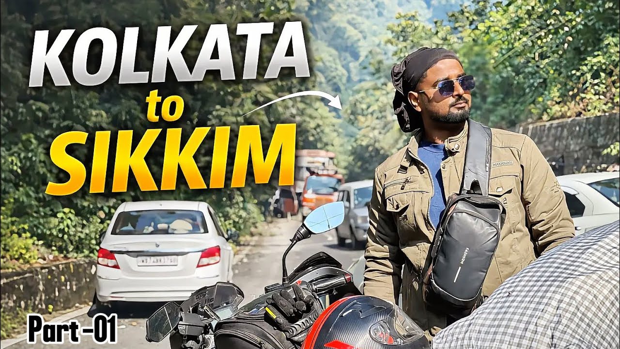 Kolkata to sikkim amazing bike ride| Ep-01 | with friends | #kolkata #sikkim #motovlog  