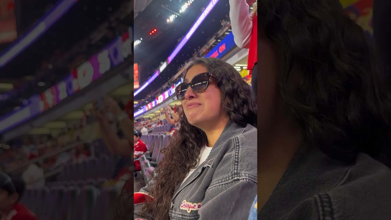 Yea Angie was going THROUGH IT 😭😂 #theaguilars #taylorswift #football