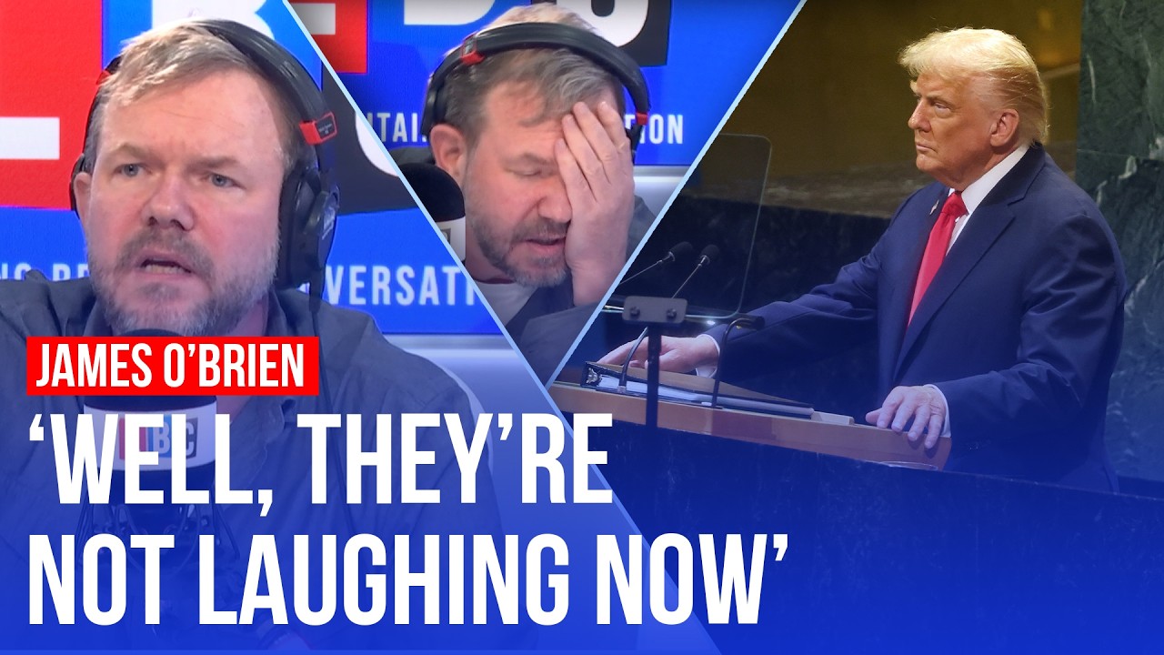 'It's racism and it's everywhere now': James O'Brien reacts to Trump's UN speech