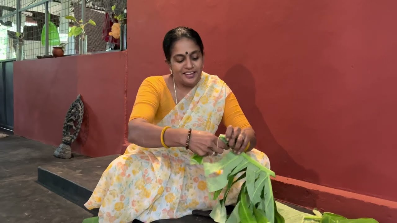രുചിയൂറും ചേമ്പില തോരൻ  | Chembila thoran |How to make Leaf Thoran| Nadan Thoran recipe Malayalam