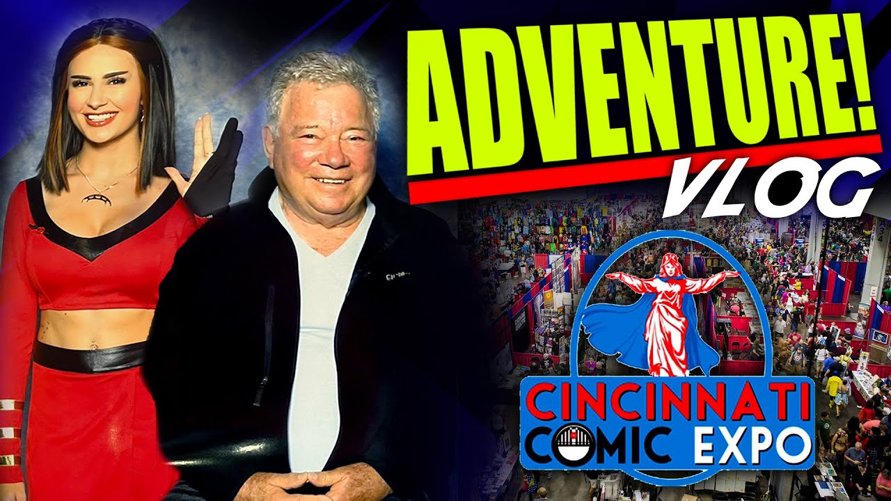 I FINALLY MET William Shatner! Here's my Cincinnati Comic Expo Adventure