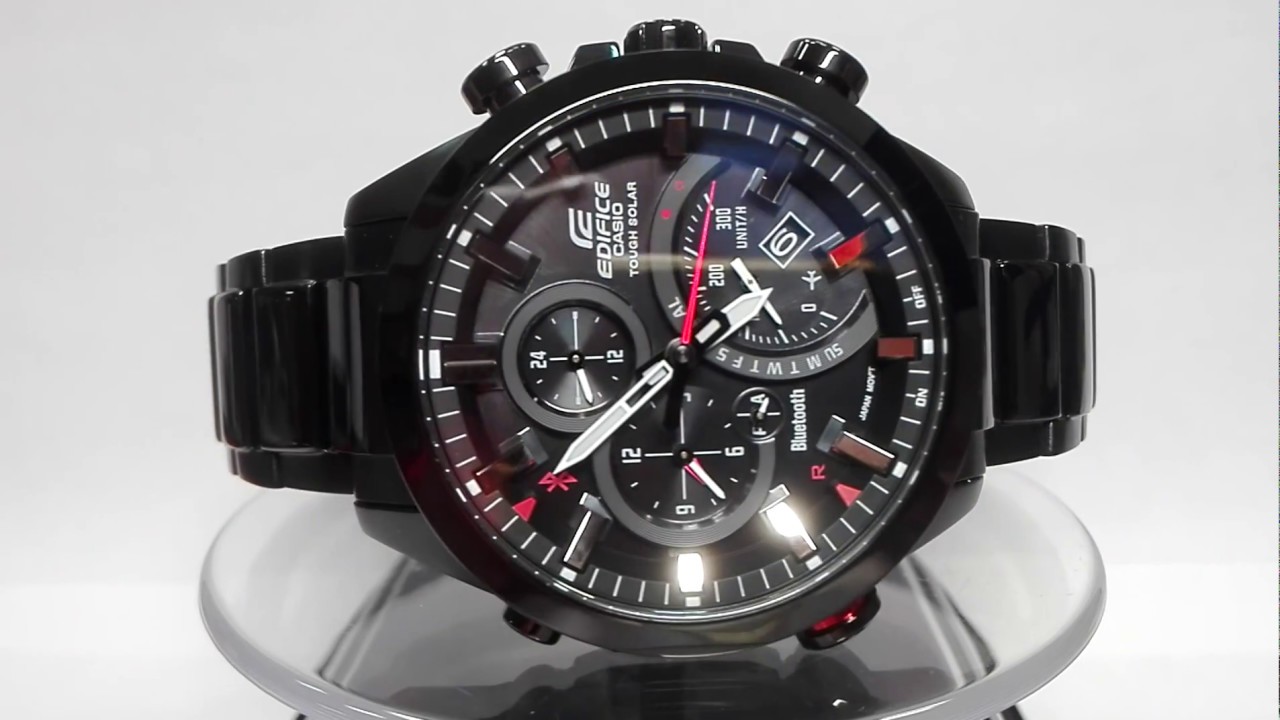 Casio Edifice EQB-500DC-1AER Bluetooth Solar watch video 2017