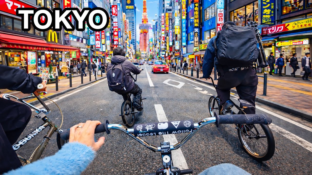 Катаюсь на BMX по улицам Токио, Япония 🇯🇵