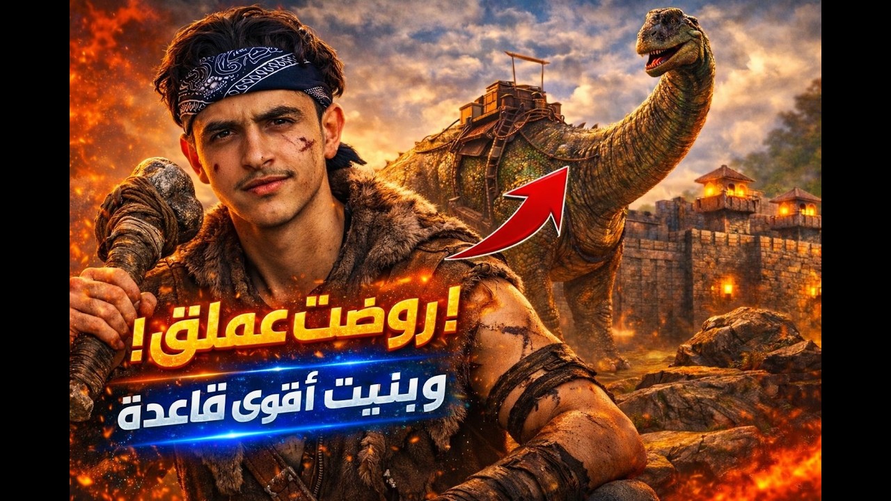بداية قوية: أقوى قاعدة + ترويض ديناصورات بسهولة | ARK Mobile